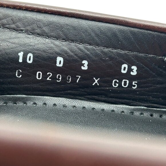 Cole Haan Men's 10D Black Brown Pebble Leather Pinch Tassel Loafers Dress Shoes - Picture 7 of 12